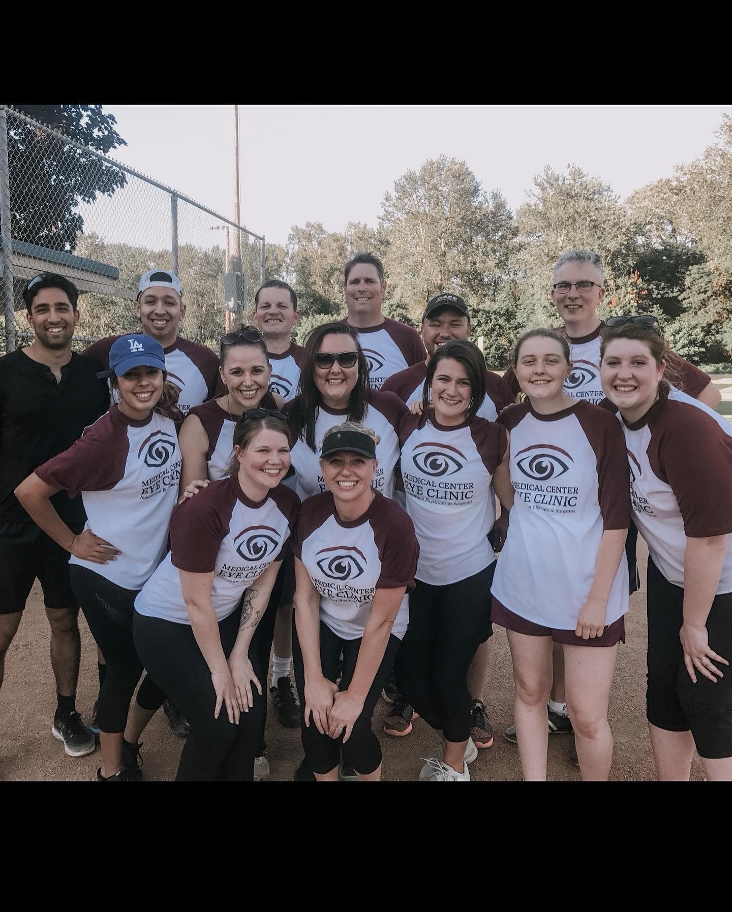 team photo of mceyeclinic staff